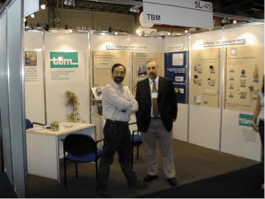 Stand de TBM en la feria Tecno Fidta.